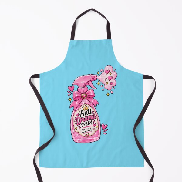 Item preview, Anti Drama Spray – Cute Pink Kawaii Funny Sticker designed and sold by StickyDelights.