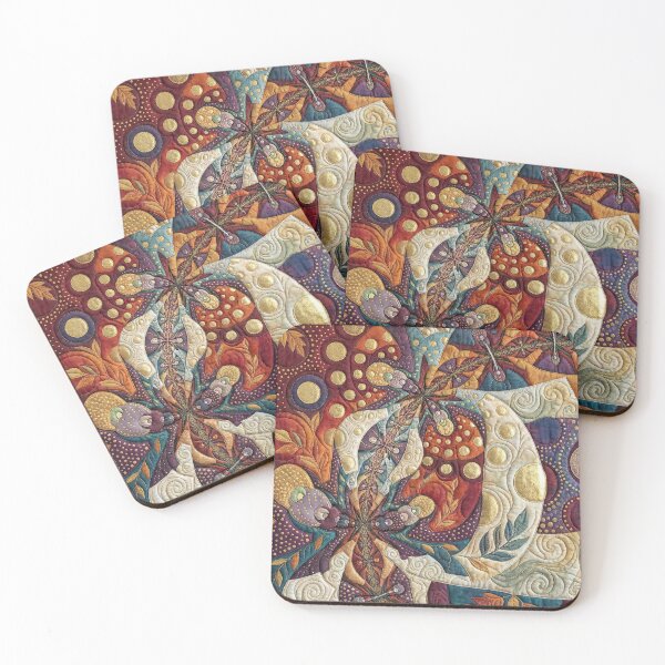 Artikelvorschau, Colorful Quilt with Fractal Pattern entworfen und verkauft von Frackxion.