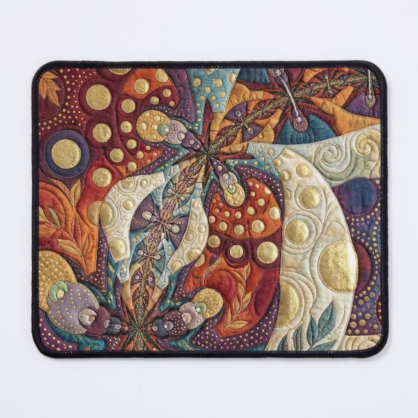 Item preview, Colorful Quilt with Fractal Pattern designed and sold by Frackxion.
