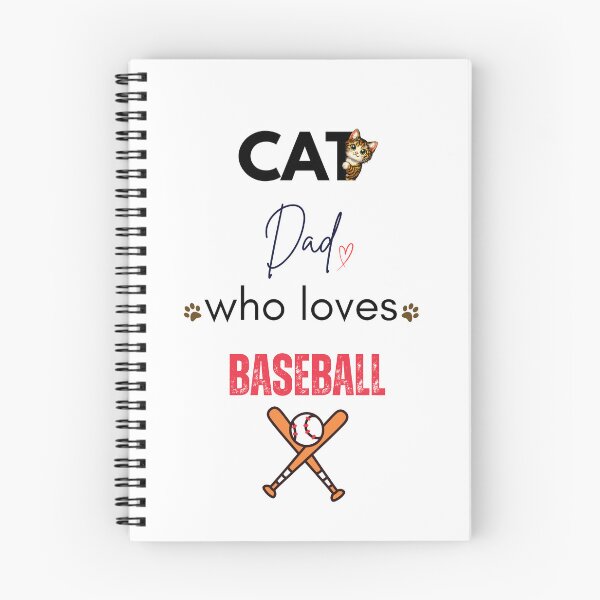 Item preview, Cat Dad Who Loves Baseball designed and sold by PawFitt.