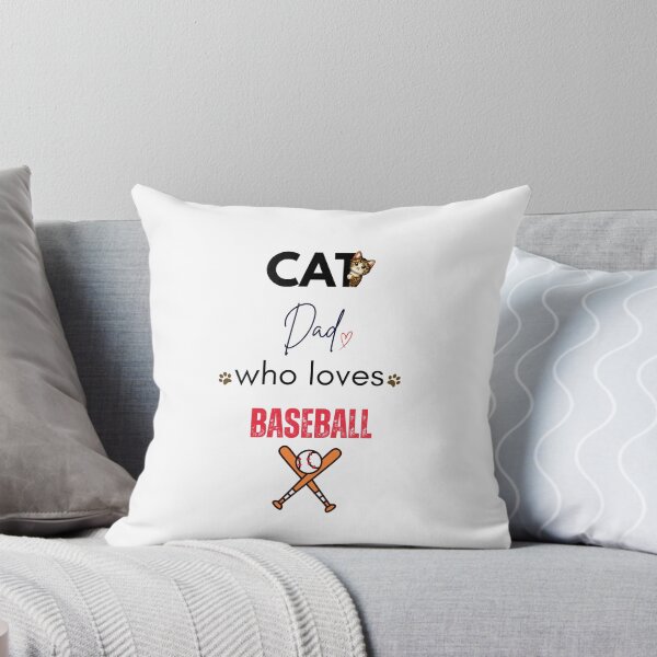 Item preview, Cat Dad Who Loves Baseball designed and sold by PawFitt.