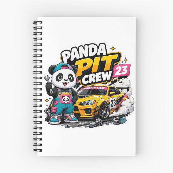 Item preview, Panda Pit Crew Racing Sticker PNG | Cute Motorsport Mascot | Funny Race Car Garage Graphic | Kawaii Streetwear Design designed and sold by Stylestickers55.
