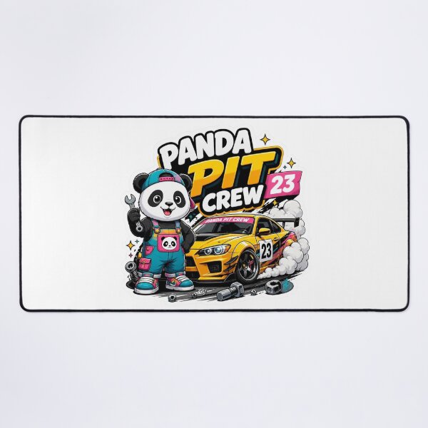 Item preview, Panda Pit Crew Racing Sticker PNG | Cute Motorsport Mascot | Funny Race Car Garage Graphic | Kawaii Streetwear Design designed and sold by Stylestickers55.