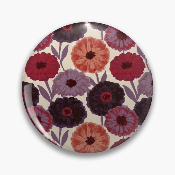 Item preview, Whimsical Zinnia Flower - Tropical Flower Pattern - Gifts For Men designed and sold by RoyalStarsPatts.