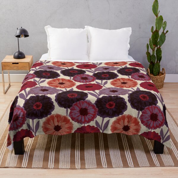 Item preview, Whimsical Zinnia Flower - Tropical Flower Pattern - Gifts For Men designed and sold by RoyalStarsPatts.