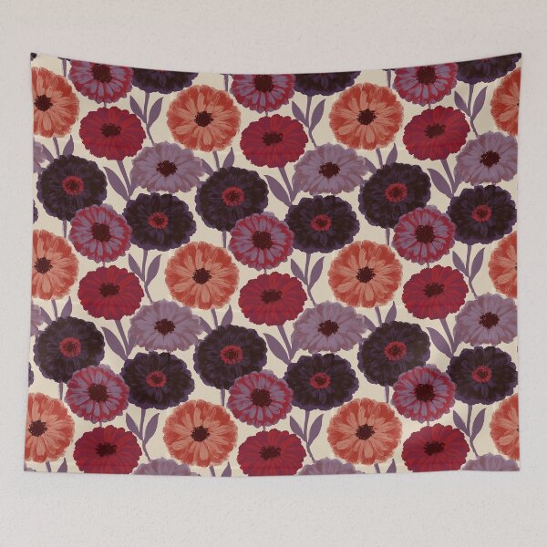 Item preview, Whimsical Zinnia Flower - Tropical Flower Pattern - Gifts For Men designed and sold by RoyalStarsPatts.
