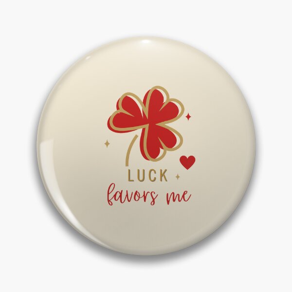 Item preview, Luck Favors Me Lucky Charm Affirmation designed and sold by GemsAnatomy.
