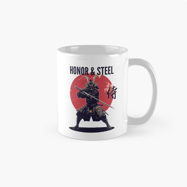 Item preview, HONOR & STEEL – Samurai Spirit Design - Japanese Kanji Design designed and sold by PowerKanjiFit.
