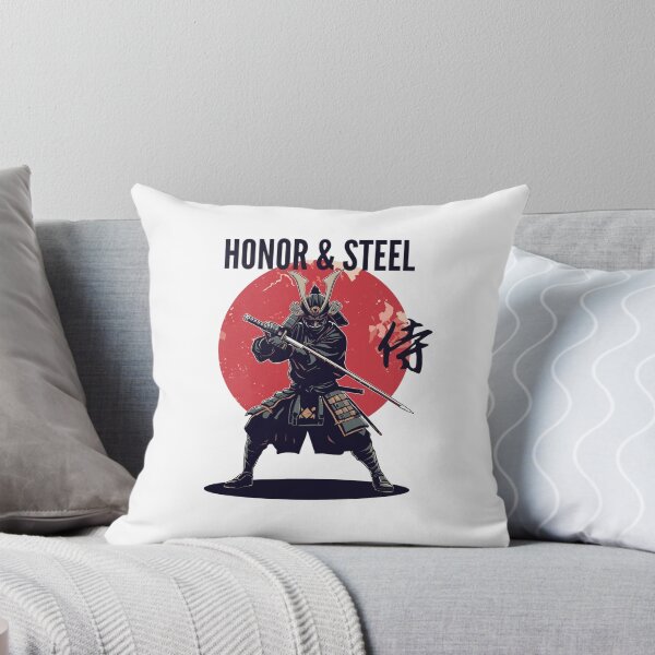 Item preview, HONOR & STEEL – Samurai Spirit Design - Japanese Kanji Design designed and sold by PowerKanjiFit.