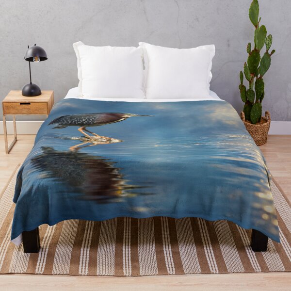 Item preview, Green Heron perched on Rock  designed and sold by Kimberly Palmer.