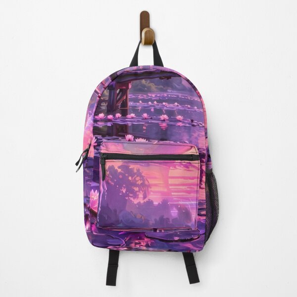 Item preview, Neon Water Lilies Dreamscape designed and sold by Surviving Monday Club.