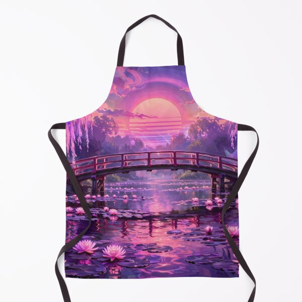 Item preview, Neon Water Lilies Dreamscape designed and sold by Surviving Monday Club.