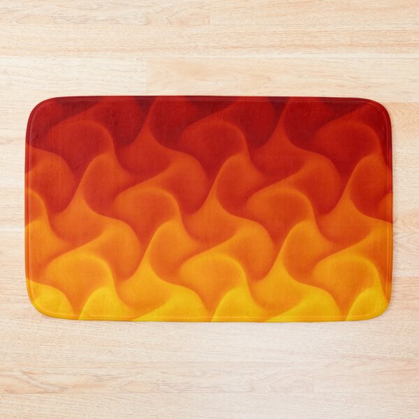 Item preview, Abstract Flame Waves Red Orange Gradient Pattern designed and sold by pinkal.