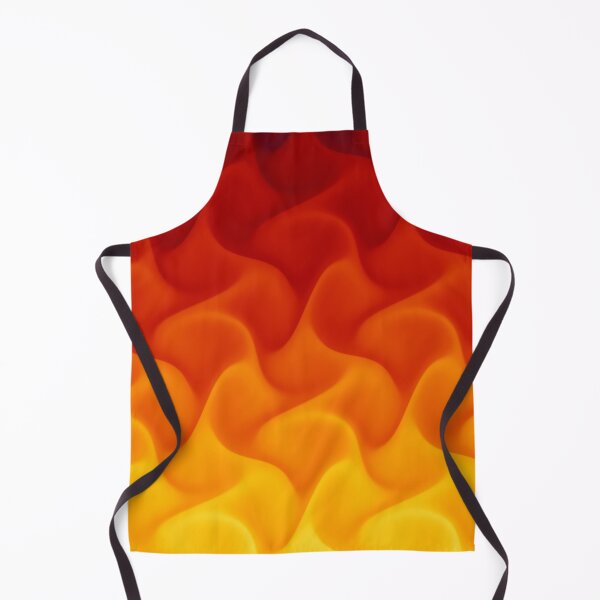Item preview, Abstract Flame Waves Red Orange Gradient Pattern designed and sold by pinkal.