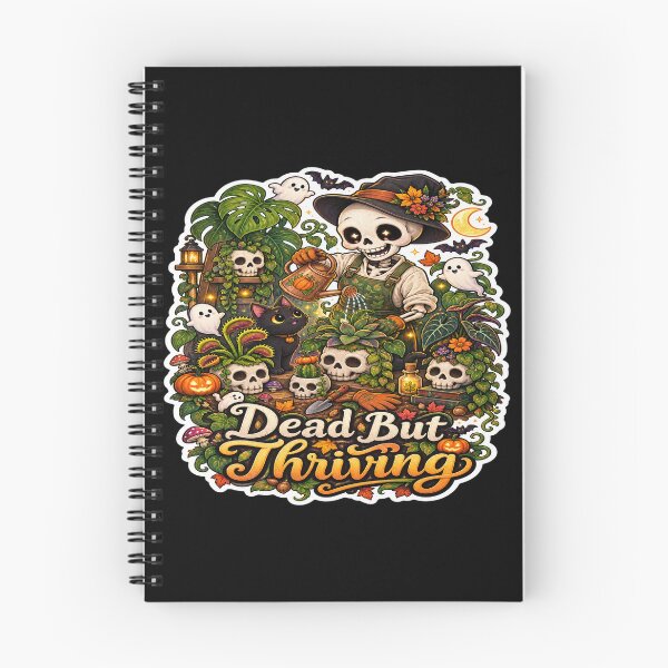 Item preview, Dead But Thriving – Gothic Plant Parent Sticker  designed and sold by RDcollections.