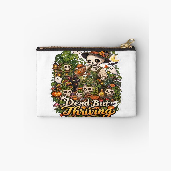 Item preview, Dead But Thriving – Gothic Plant Parent Sticker  designed and sold by RDcollections.