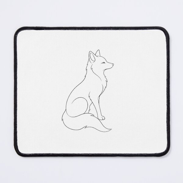 Item preview, minimalist fox designed and sold by Miming.