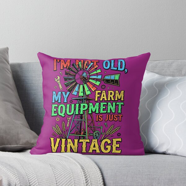 Item preview, Jackson Windmill Farm Machine Vintage T-Shirt – Funny Country Life Design designed and sold by Mahilis.