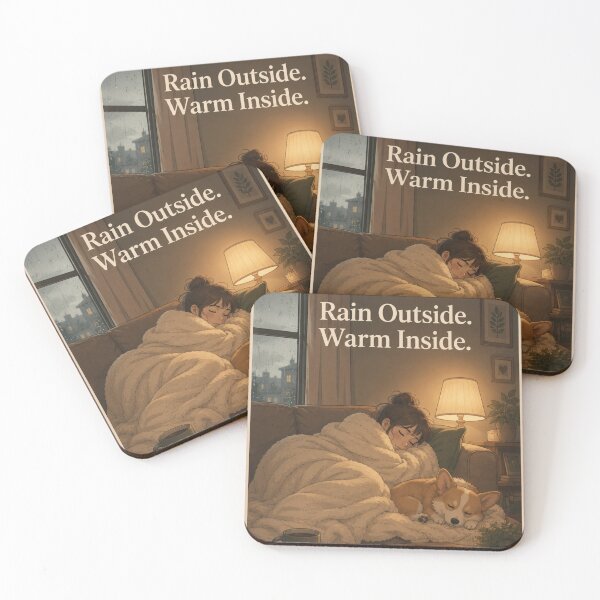 Item preview, Rain Outside Warm Inside Cozy Pet Comfort designed and sold by Safe Haven Pets.