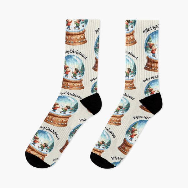 Item preview, Winter fun in a snow globe, snowball fight, Merry Christmas designed and sold by LiskoDesign.