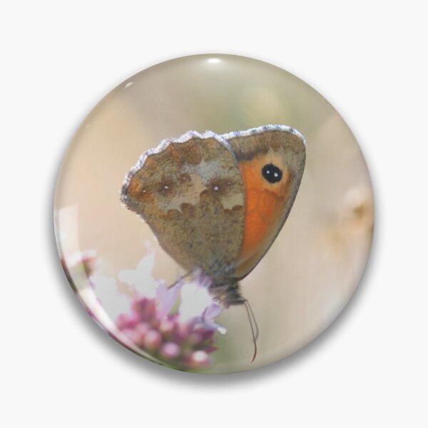 Item preview, Gatekeeper Butterfly on flower designed and sold by ScaleDesigns.