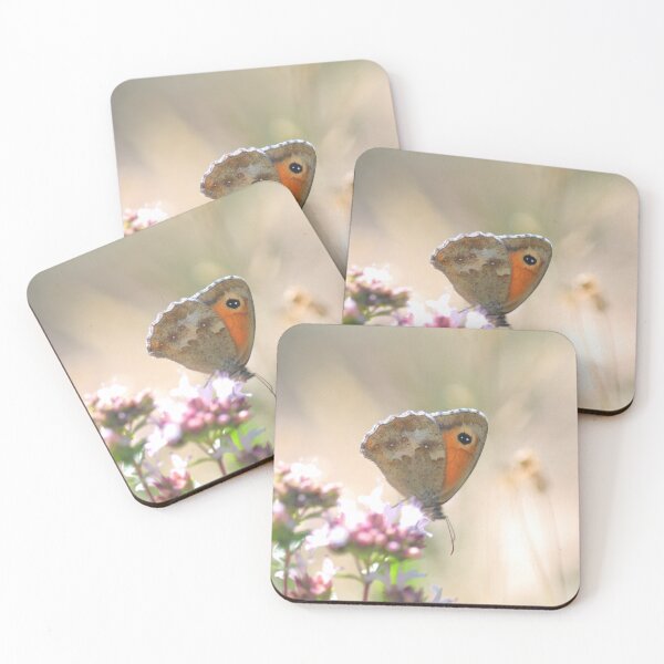 Item preview, Gatekeeper Butterfly on flower designed and sold by ScaleDesigns.