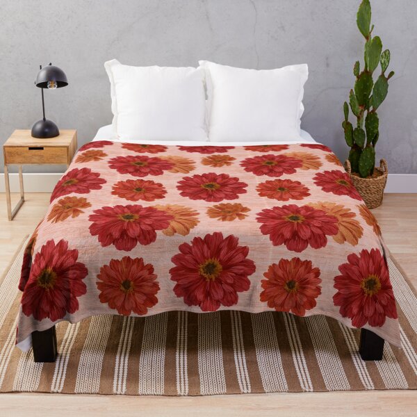 Item preview, Wild Zinnia Flower - Botanical Garden Pattern - Gifts For Mom designed and sold by RoyalStarsPatts.