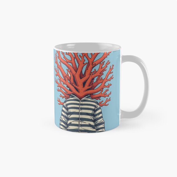 Item preview, Coral head in a striped suit in the water designed and sold by Mianku | Für das Leben.