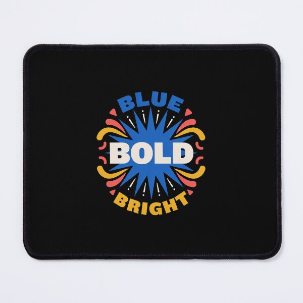 Item preview, Blue Bold Bright T-Shirt, Cobalt Blue Aesthetic Shirt, Retro Colorful Fashion Tee designed and sold by Daily Mood Tees.