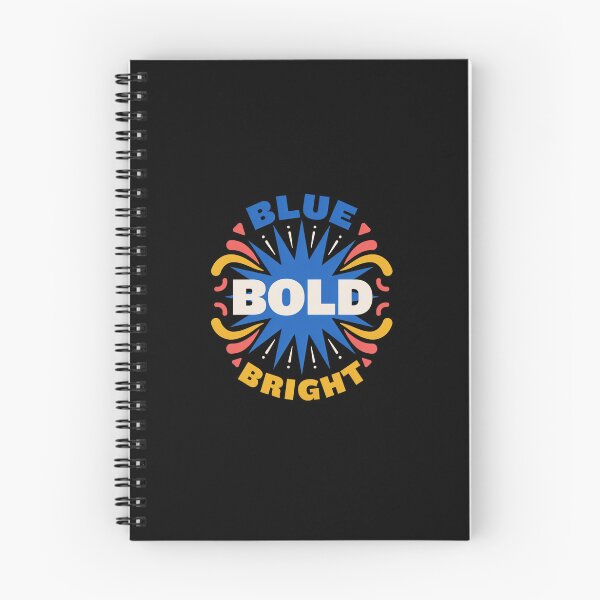 Item preview, Blue Bold Bright T-Shirt, Cobalt Blue Aesthetic Shirt, Retro Colorful Fashion Tee designed and sold by Daily Mood Tees.