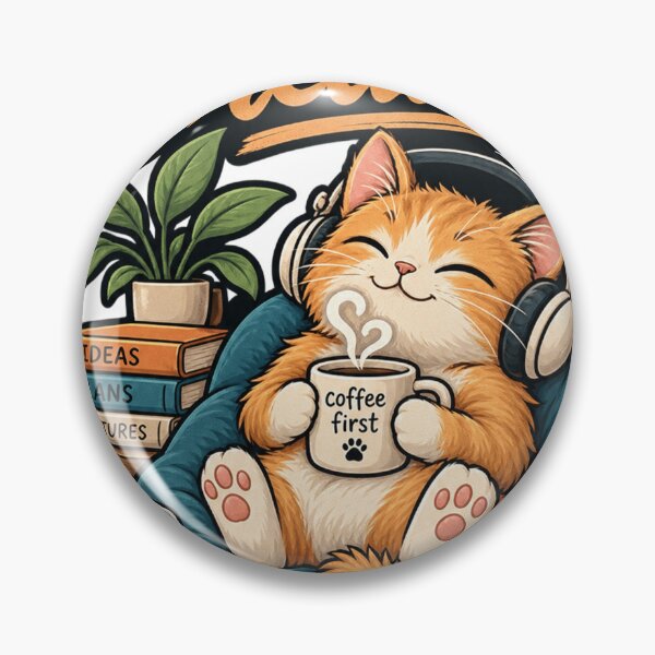 Item preview, Small Steps Big Dreams Cute Cat Coffee Lover Inspirational Design designed and sold by ArhaanFashions.