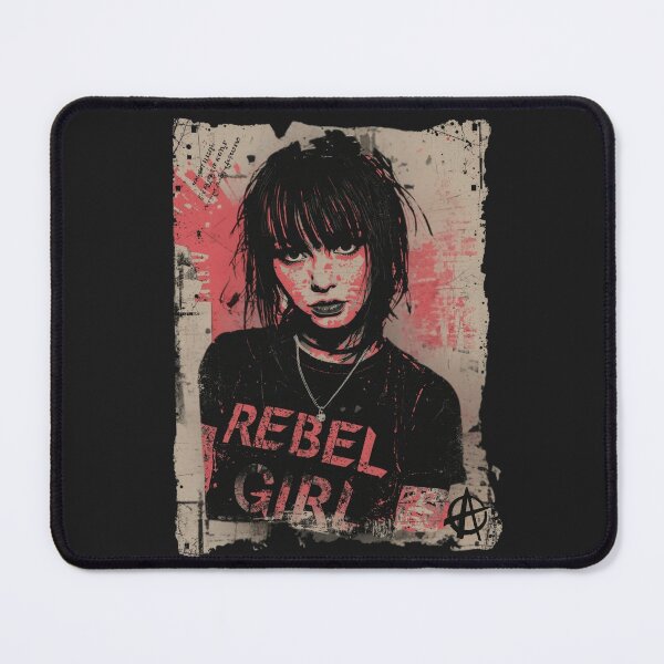 Item preview, Rebel Girl Punk Rock Grunge Zine Art designed and sold by ERODED SELF.