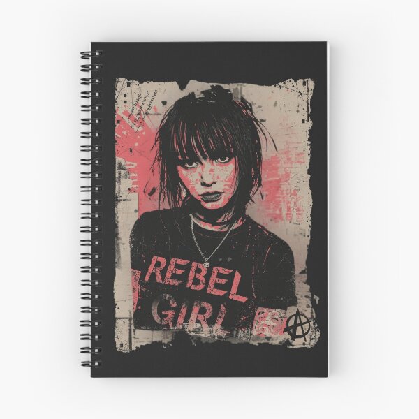 Item preview, Rebel Girl Punk Rock Grunge Zine Art designed and sold by ERODED SELF.