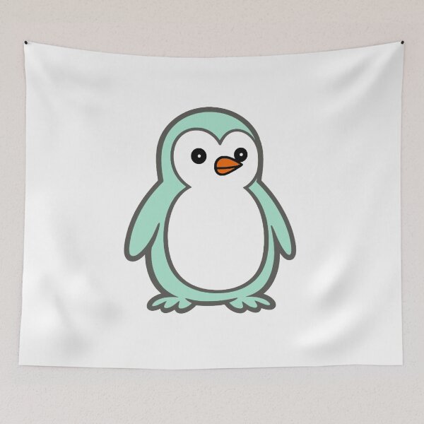 Item preview, Cute Minimalist Penguin | Clean Vector Mascot Design designed and sold by Pippo-Penguin.