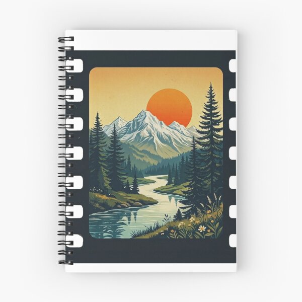 Item preview, Retro Film Strip Mountain Landscape designed and sold by GabeMountainArt.
