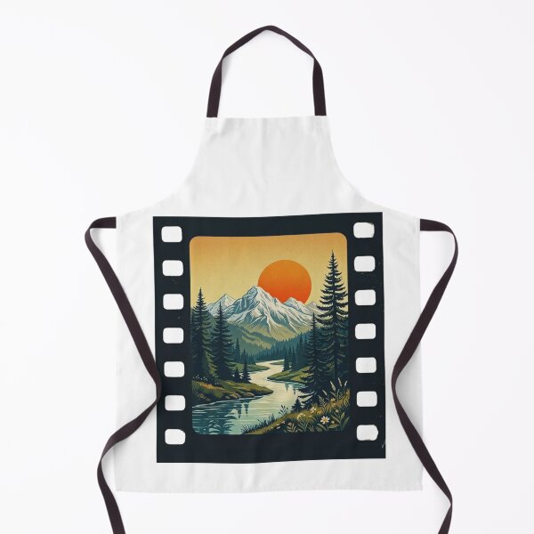 Item preview, Retro Film Strip Mountain Landscape designed and sold by GabeMountainArt.