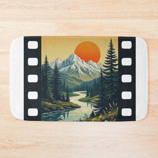 Item preview, Retro Film Strip Mountain Landscape designed and sold by GabeMountainArt.