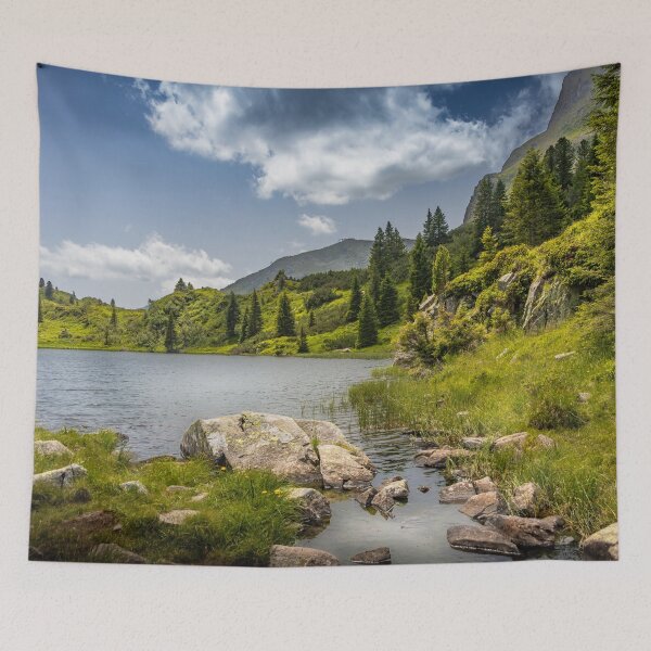 Item preview, Tranquility at Lake Colbricon, Italy designed and sold by Viv Thompson Photography .