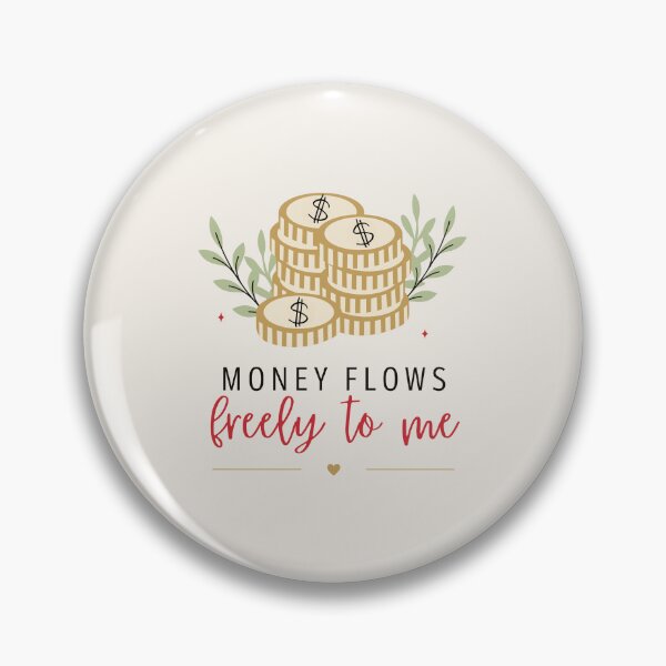 Item preview, Money Flows Freely to Me Abundance Affirmation designed and sold by GemsAnatomy.