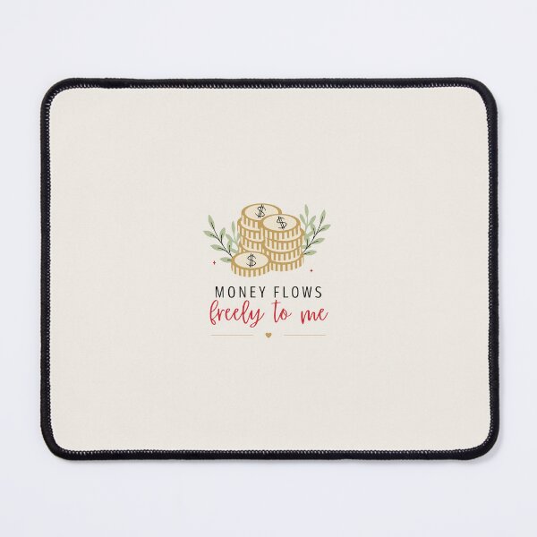 Item preview, Money Flows Freely to Me Abundance Affirmation designed and sold by GemsAnatomy.