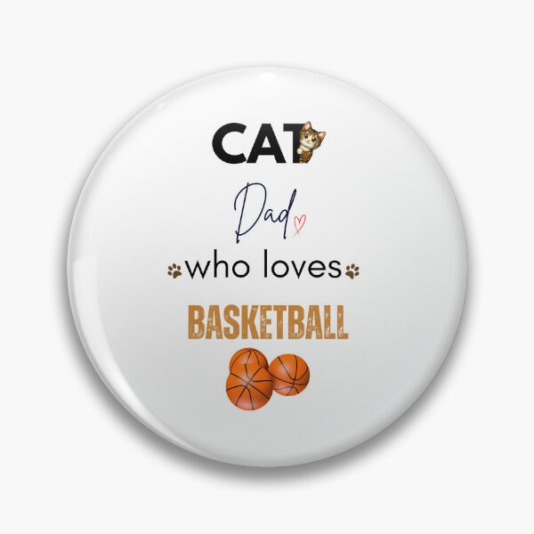 Item preview, Cat Dad Who Loves Basketball designed and sold by PawFitt.