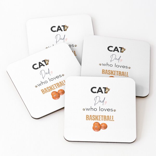 Item preview, Cat Dad Who Loves Basketball designed and sold by PawFitt.
