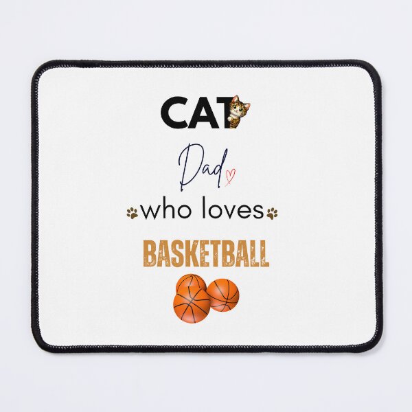 Item preview, Cat Dad Who Loves Basketball designed and sold by PawFitt.
