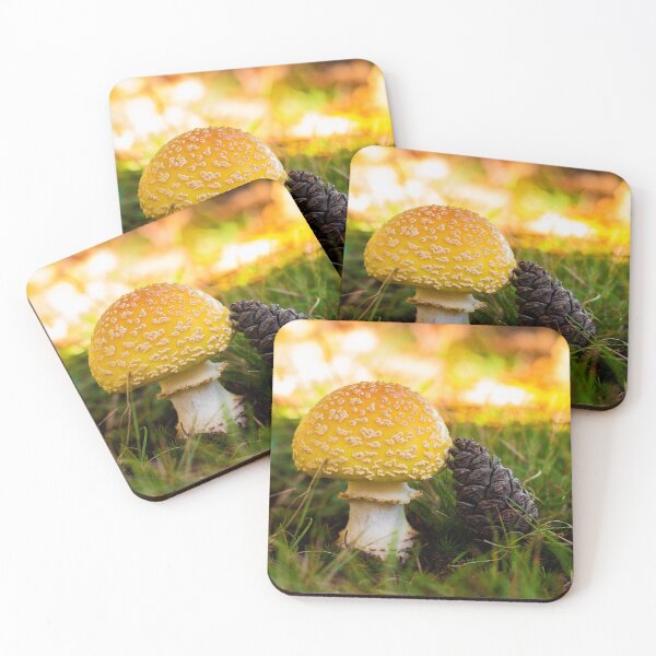 Item preview, Amanita Mushroom with a Pinecone designed and sold by The Clearing Blog Shop.