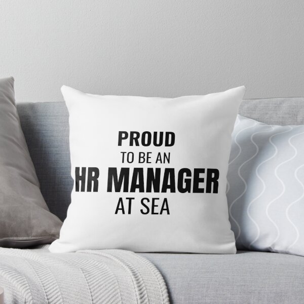 Item preview, Proud to be an HR Manager at Sea (Black) designed and sold by ShipCrewNation.