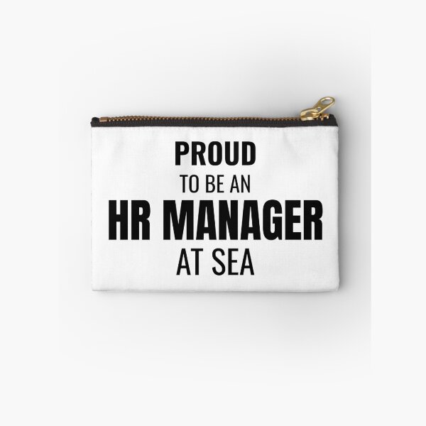 Item preview, Proud to be an HR Manager at Sea (Black) designed and sold by ShipCrewNation.