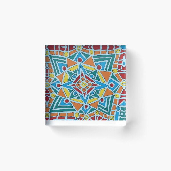Item preview, Stainglass Joy  designed and sold by Fascinated By Pattern Virginia Everett.