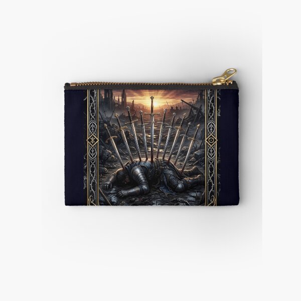 Item preview, Ten of Steels- tarot card designed and sold by Studio77-Gothic.