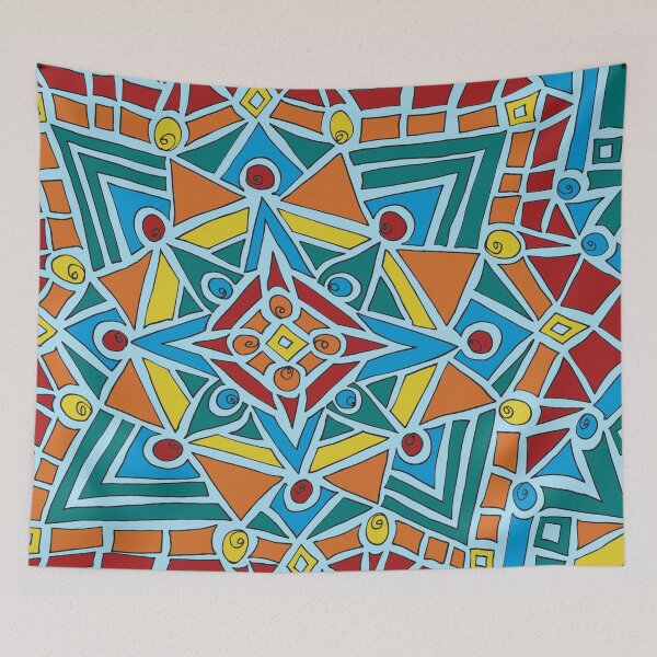 Item preview, Stainglass Joy  designed and sold by Fascinated By Pattern Virginia Everett.