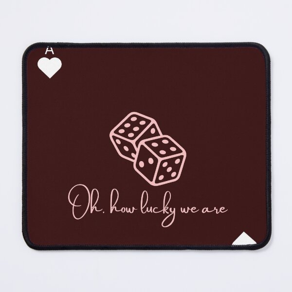 Item preview, Oh, How Lucky We Are Dice & Playing Card Aesthetic designed and sold by NOUURRRR.